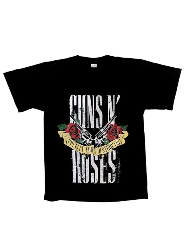 FRANELA GUNS N ROSES ARTE LETRAS