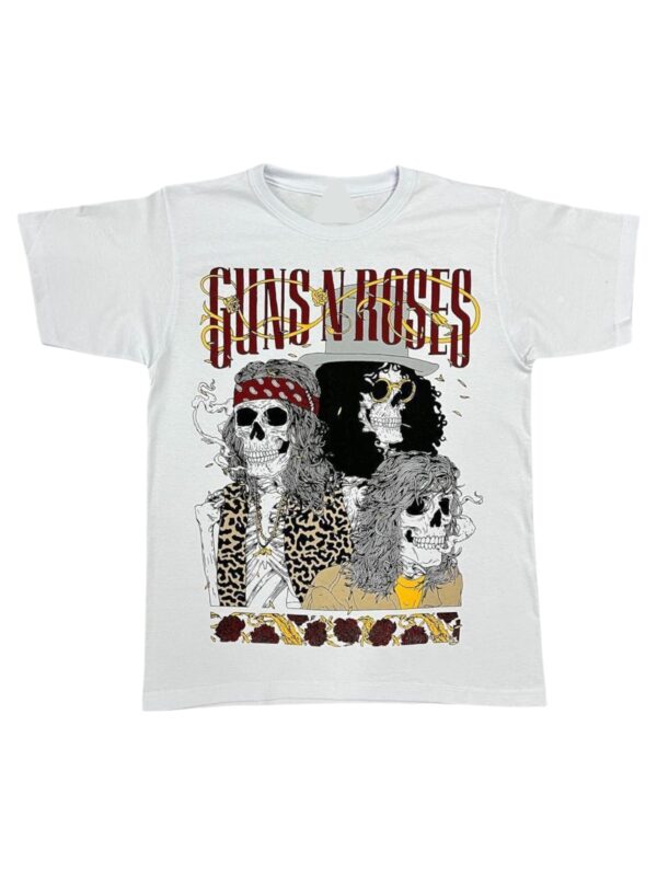 FRANELA BLANCA GUNS N ROSES