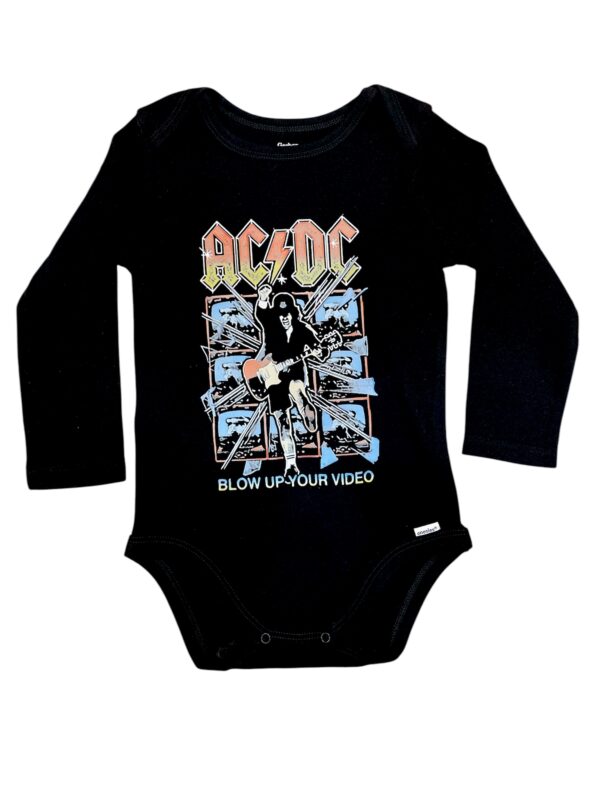 BODY BEBE MANGA LARGA ACDC