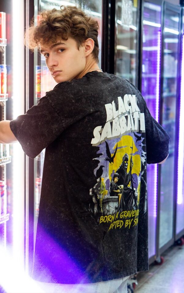 OVERSIZE VINTAGE ESTAMPADA BLACK SABBATH - Imagen 2