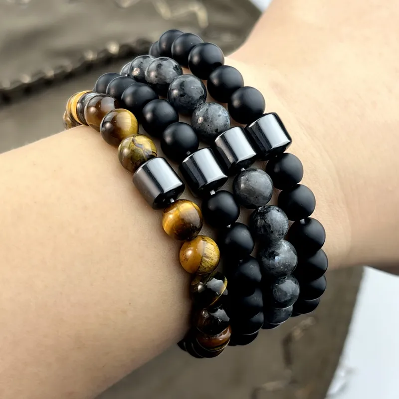 PULSERA DE PIEDRA CON IMAN