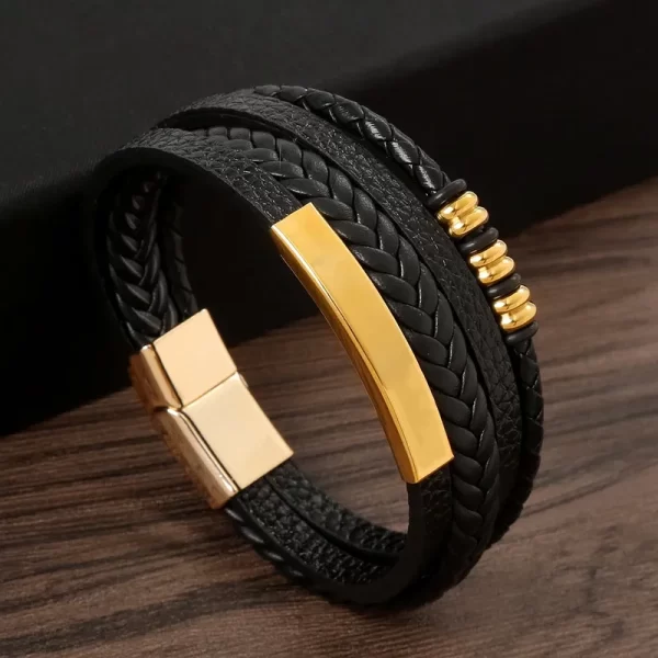 BRAZALETE 4 EN UNO NEGRO